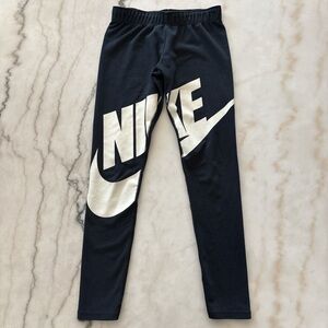 Girls Nike Running Leggings Compression Medium